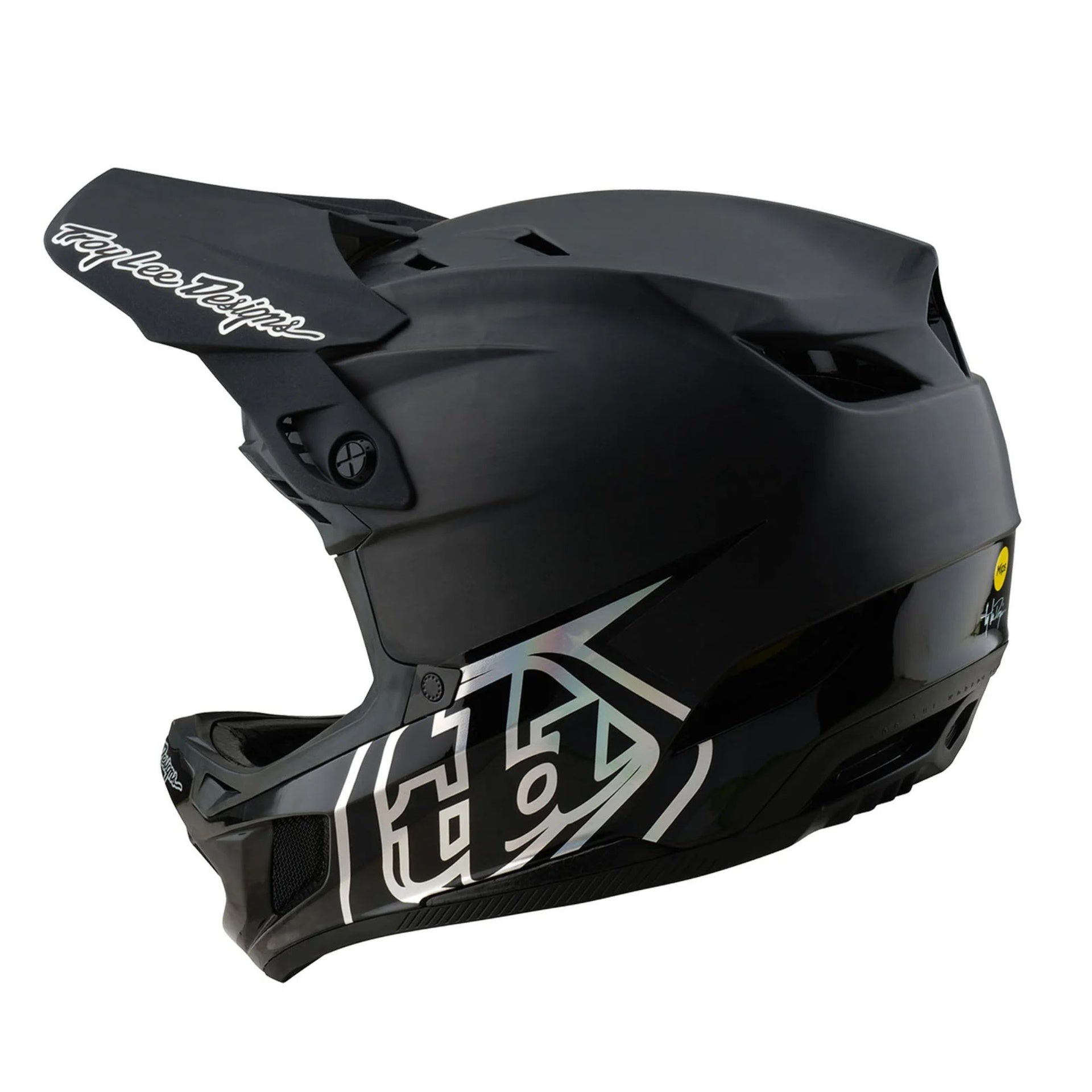 Casco Troy Lee Designs D4 de Carbón Stealth Black